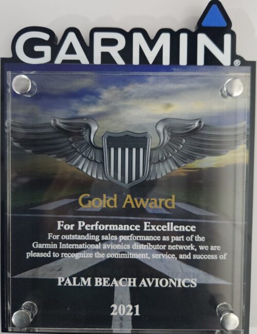 Garmin authorized reseller award of excellence in 2021.