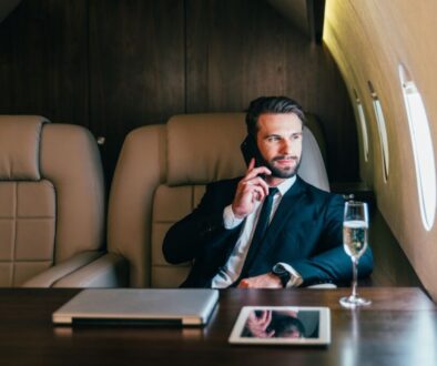 The businessman is working with a private jet broker to avoid the hassle.