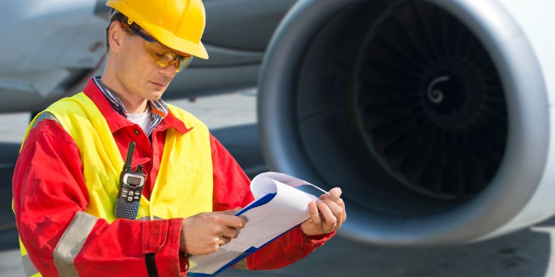 Aircraft mechanics always use an aircraft-specific guide. This ensures that nothing important is overlooked when checking aircraft safety.