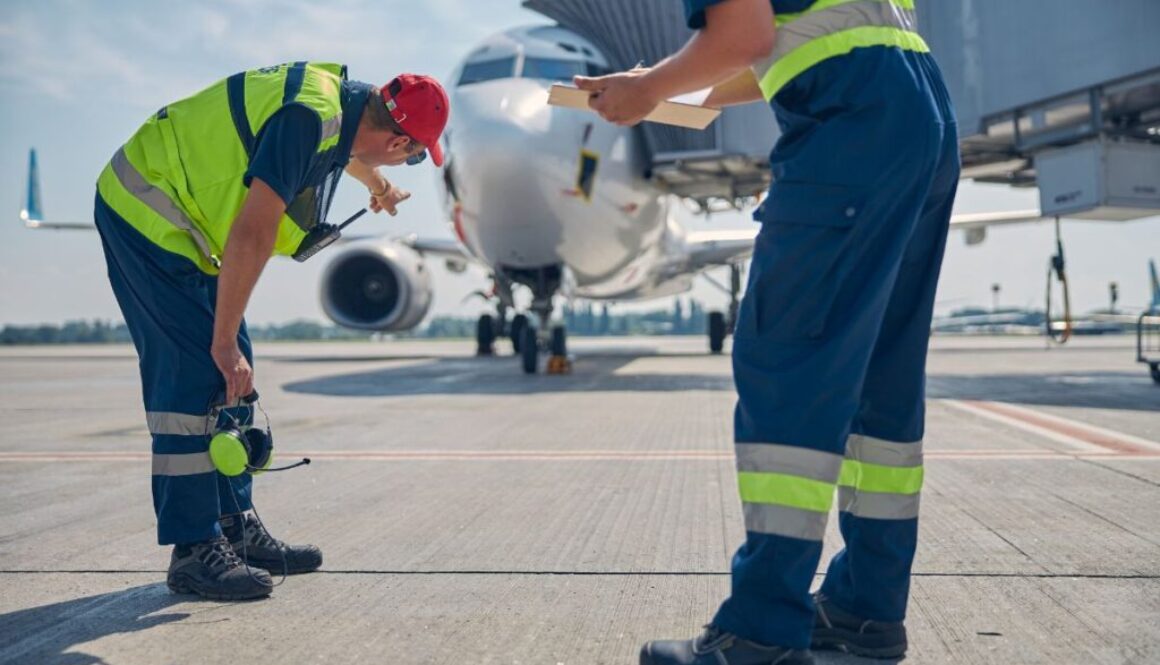 A trained mechanic team conducts a thorough pre-purchase inspection of the plane, from top to bottom.