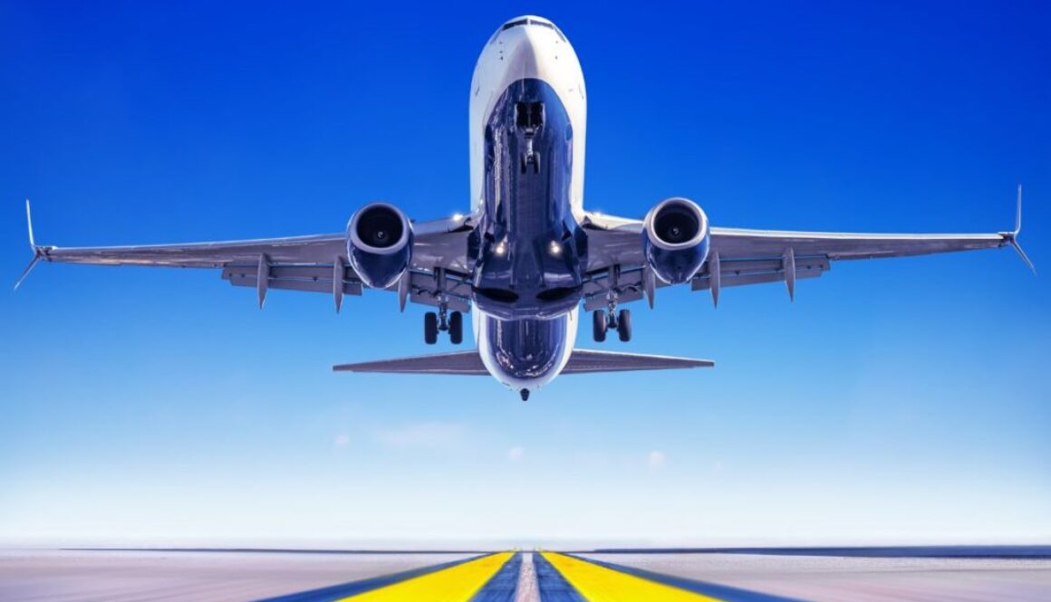 The plane has taken off.