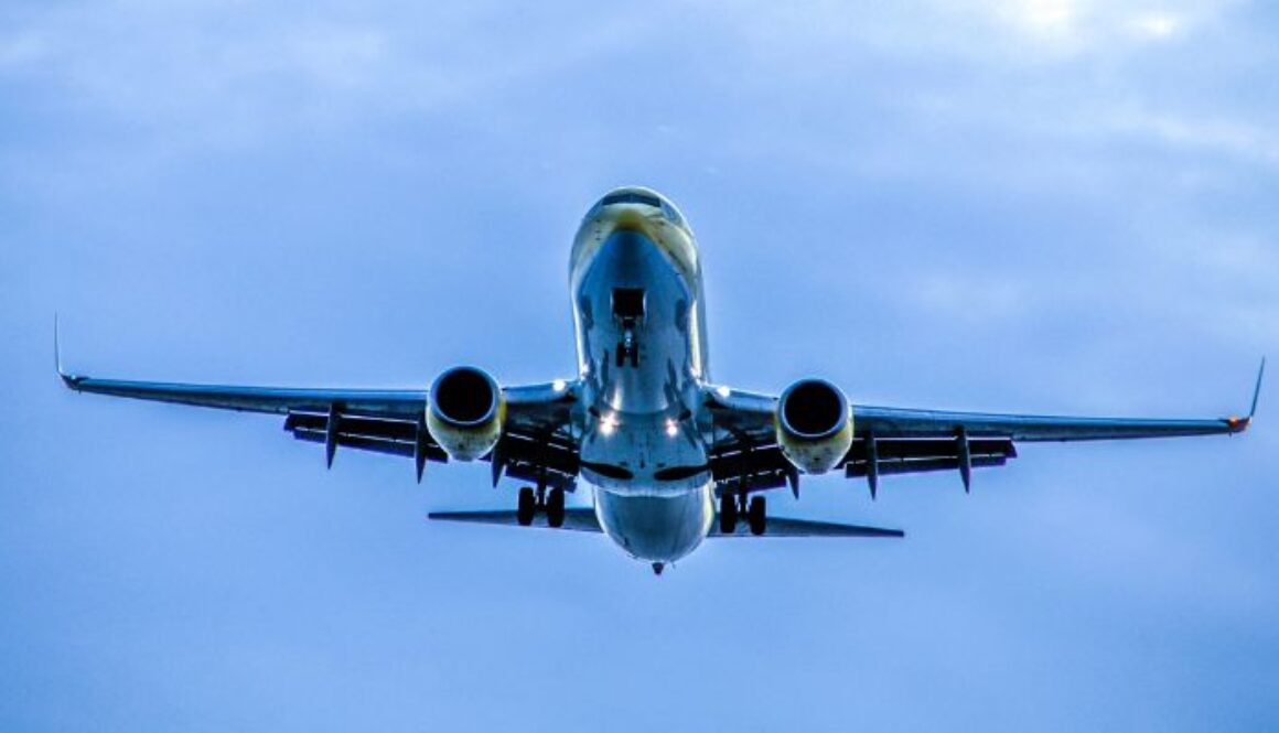 Airplane undergoing avionics testing to ensure safety and performance.