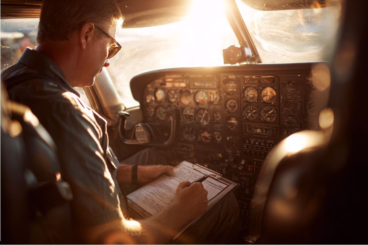 The GUMPS checklist reminds pilots to check fuel, landing gear, mixture, propeller, and seatbelt.